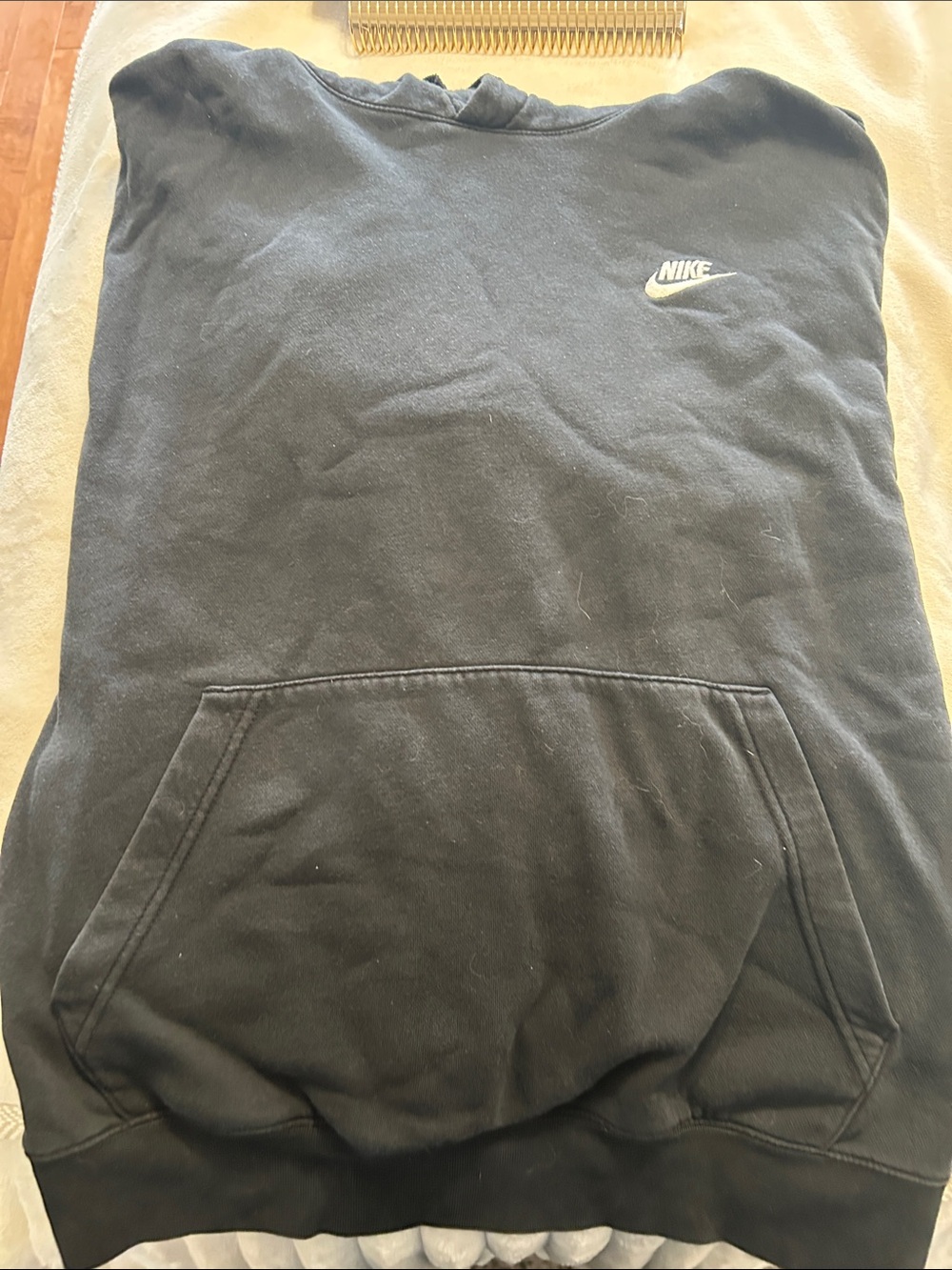 Nike Black Sweatpants with White Swoosh
